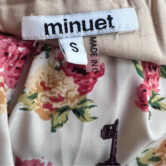 Minuet Key Print Strapless Sweetheart Dress - Picture 5 of 5